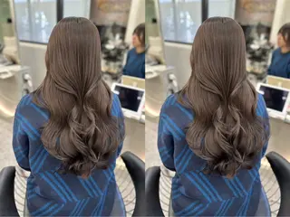 セミロング カラー 【美髪矯正】 吉村　清志のヘアスタイル