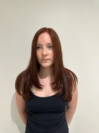 ロング 🫧RYOグレージュ /透け感カラー🫧のヘアスタイル