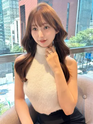 ロング レイヤーカット/ 韓国girly🤍楓のヘアスタイル