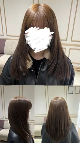 ロング カラー 長瀬 叶翔のヘアスタイル