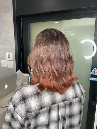 ミディアム カラー JUNYA 海外ガールヘアのヘアスタイル