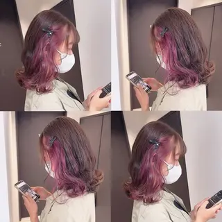 カラー 渋谷:インナーカラー ／🍒エリカ🍒のヘアスタイル