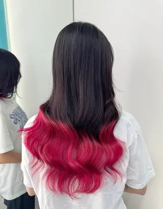 ロング カラー tace新宿 めいのヘアスタイル