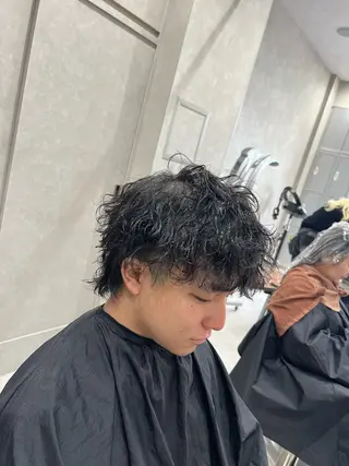 パーマ メンズ SENA 再現性 パーマと縮毛矯正のヘアスタイル