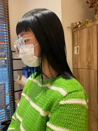 ミディアム カラー パーマ指名No1 /namiのヘアスタイル