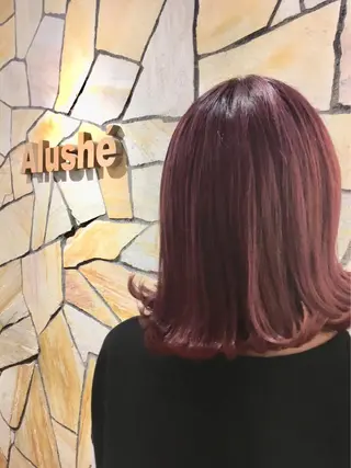 ミディアム カラー 🟣メンズパーマ 川端 永遠🟣のヘアスタイル