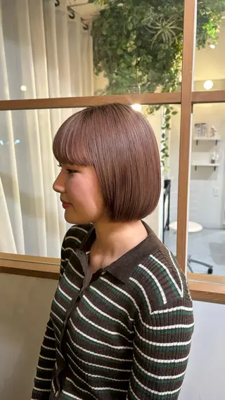 カラー MASHU Grandvase所属・めい/透明感カラー /似合わせカットのヘアスタイル