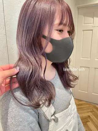 セミロング カラー ♥️ブリーチ/ボブ/ レイヤー♥️maiのヘアスタイル
