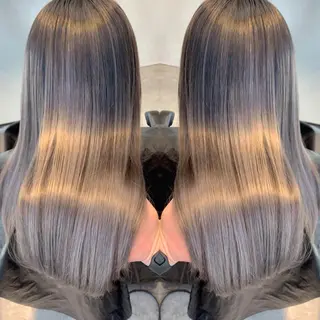 ロング 及川シゲル 髪質改善講師のヘアスタイル