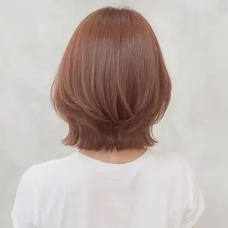 ショート カラー 清水優/ボブ /レイヤーボブのヘアスタイル