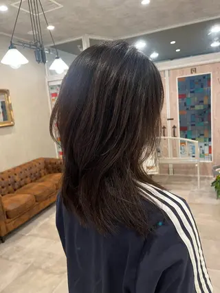 セミロング Calbari 中田 莉紗/奥州市水沢のヘアスタイル