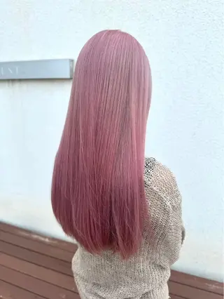 ロング カラー 森山 遥葵のヘアスタイル