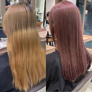 ロング カラー 艶カラー みゆう🎀のヘアスタイル