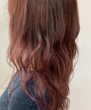 ロング カラー 脱白髪染め美容師 竹内涼乃のヘアスタイル