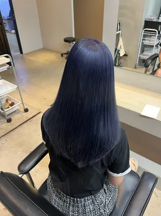 ロング カラー 中島 日菜のヘアスタイル