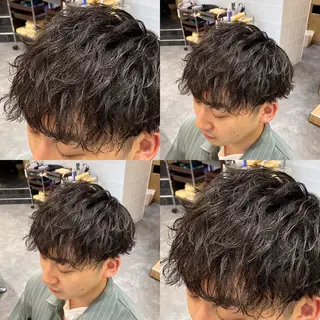 パーマ メンズ メンズ特化LIBER 石川玲央のヘアスタイル