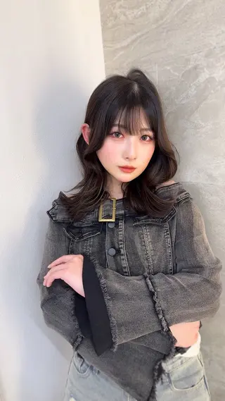 ミディアム レイヤー｜ 大石晴也🦋のヘアスタイル