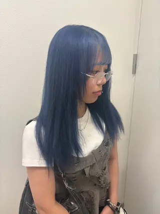 カラー ハイトーン/透明感 艶カラー/SAKI‎のヘアスタイル