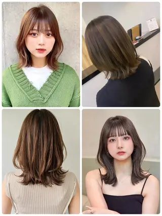 ミディアム メンズパーマ 岩成健志郎のヘアスタイル