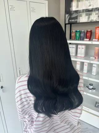 ロング カラー 🫐ブルーラベンダー 髪質改善🫐/MEIのヘアスタイル