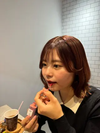 ミディアム カラー 髪質改善×艶カラー Haruのヘアスタイル