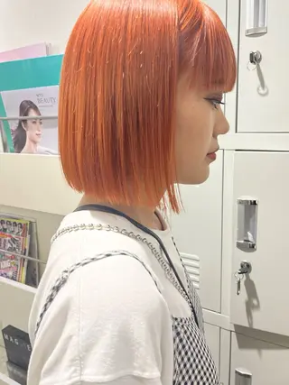 ショート カラー 韓国ヘア🇰🇷 HINAのヘアスタイル