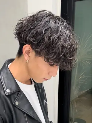 パーマ メンズ 藤平海音/fifth PARKのヘアスタイル