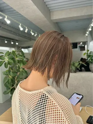 ショート カラー Libelle hair salonのヘアスタイル