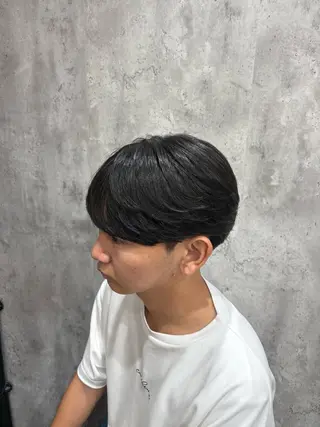 ショート パーマ メンズ 韓国風メンズ/毛流れ ヘアなら須田龍世のヘアスタイル