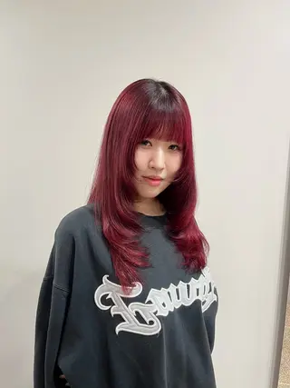 ロング 🐰カラーモデル🐰 mihoのヘアスタイル