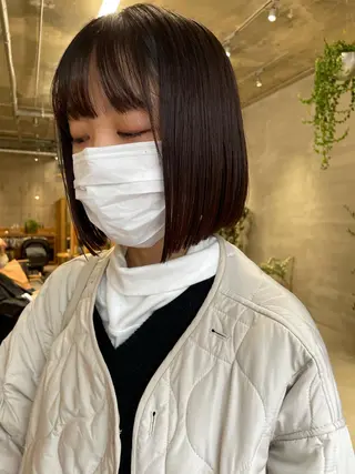 ミディアム wewe: momoeのヘアスタイル