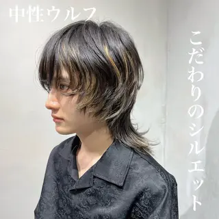 ミディアム 🐺立川のウルフ屋 さん🐺おかみ🐺のヘアスタイル
