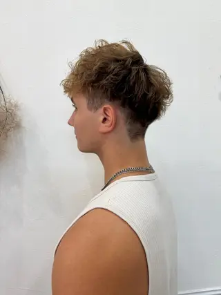 ショート パーマ メンズ Nuku.所属・s. satsukiのヘアスタイル