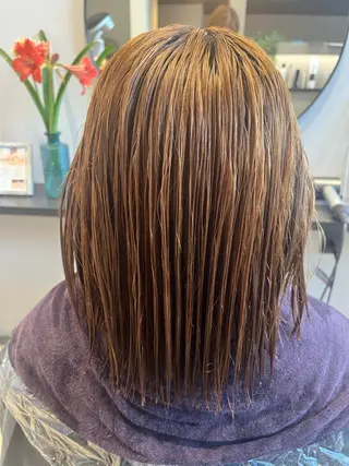 ミディアム 垢抜け/イメチェン color🦩ちあきのヘアスタイル