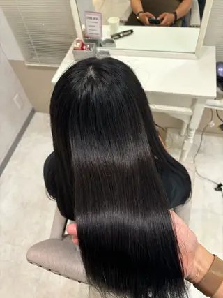 ロング カラー 巻ける縮毛矯正 Sachi🐰のヘアスタイル