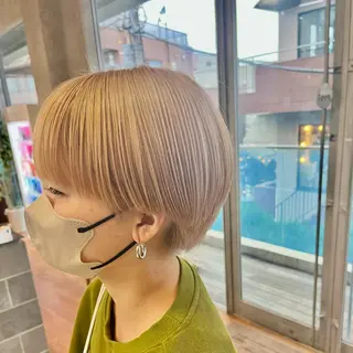 ショート カラー うるツヤハイトーン✨ /西川郁巳のヘアスタイル