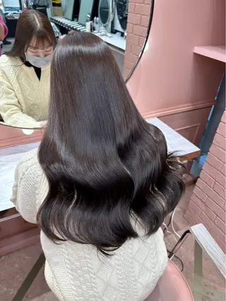 ロング 大阪 梅田/ ハイトーン/エクステのヘアスタイル
