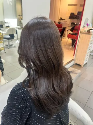 ロング カラー in'dex hair錦糸町店所属・透明感カラー ヨネヤマツムギのヘアスタイル