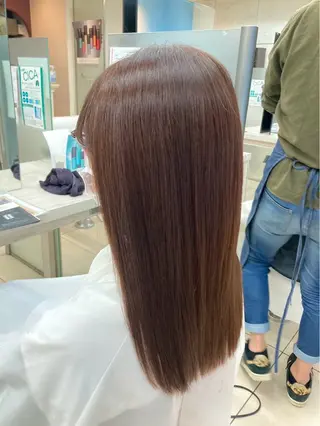 ミディアム カラー 暖色🍒艶カラー✨️ コウセイのヘアスタイル