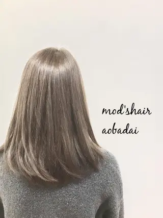 カラー モッズヘア 青葉台のヘアスタイル