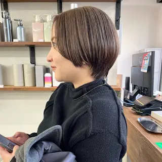 ショート カラー 初めてのショート お任せください✂️のヘアスタイル