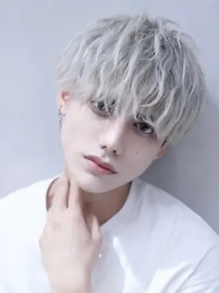 ミディアム カラー メンズ メンズ特化/縮毛矯正 /パーマ　吉田　颯人のヘアスタイル