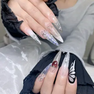 ネイル MoMoA Nail ネイル長さ出し専門店のネイルデザイン