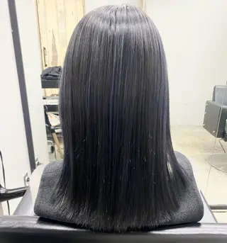 セミロング メンズカット/パーマ 艶カラーTAIGA︎のヘアスタイル