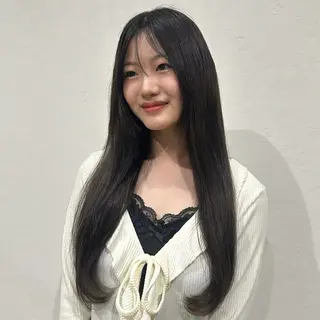 ロング カラー 【RISA大濠店】 ʀɪɴᴀ 🌼のヘアスタイル