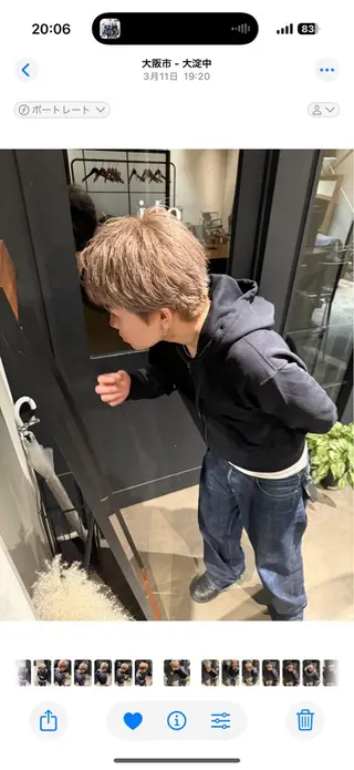 メンズ fubuki🪷 似合わせカットカラーのヘアスタイル