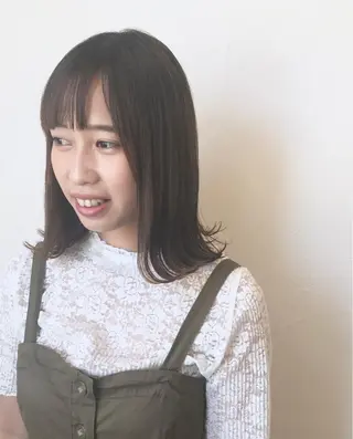 ミディアム パーマ Hair Musee   柱店所属・topstylist 吉住 早織のヘアスタイル