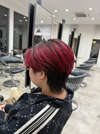 ショート カラー メンズ ヴァンキャトル所属・芳賀 風斗のヘアスタイル