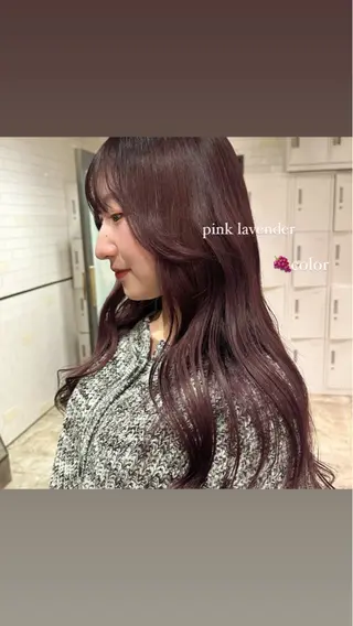 カラー Haruka 🎀暖色カラーのヘアスタイル