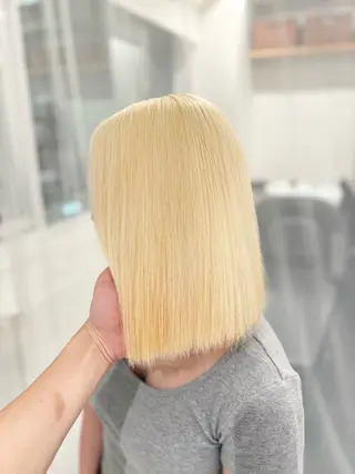 ミディアム カラー GaKu/ハイトーン /ブリーチ/レイヤーのヘアスタイル